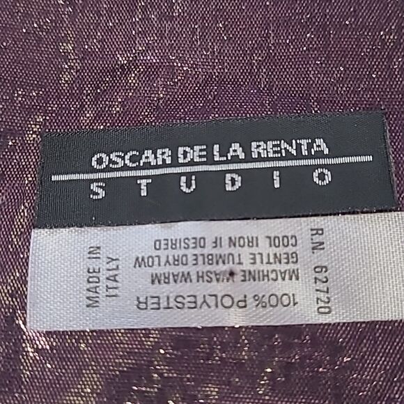 Oscar De La Renta Studio 14" x 64" made in Italy Scarf - Picture 6 of 7